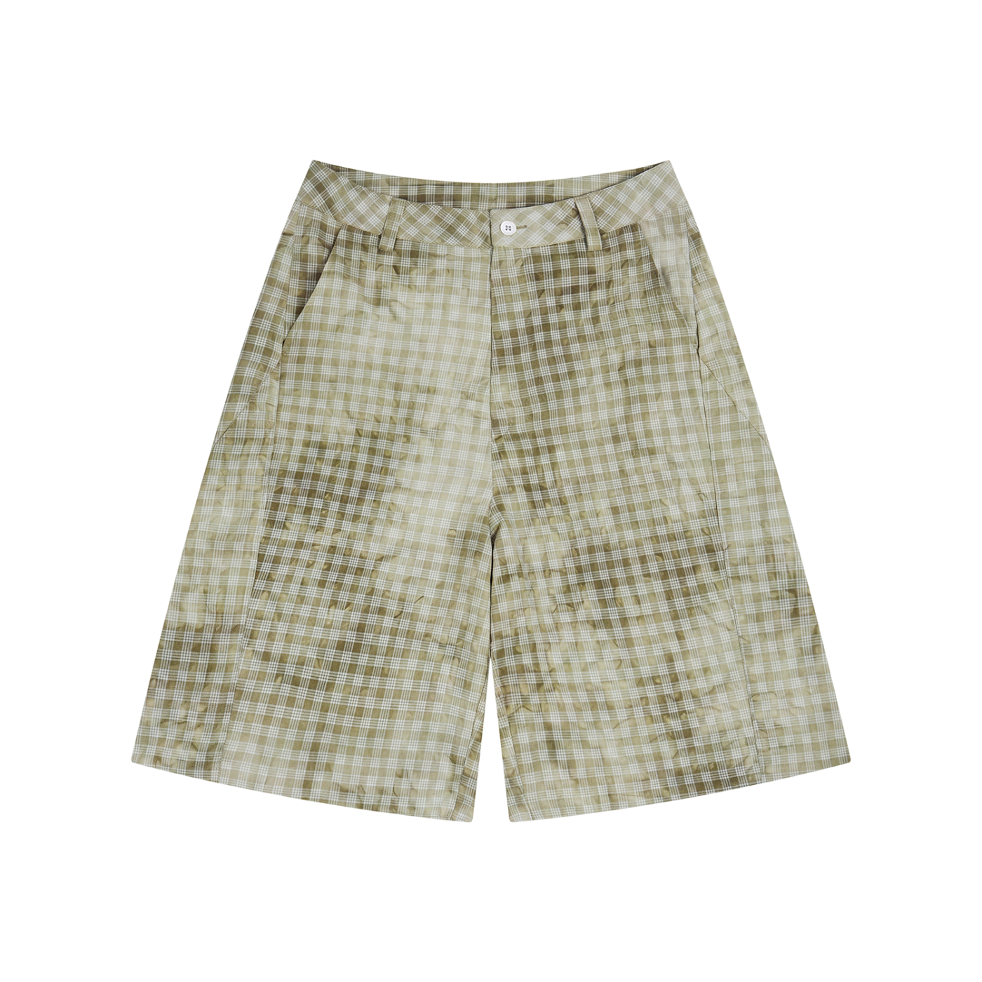 Vintage Wash Plaid Shorts