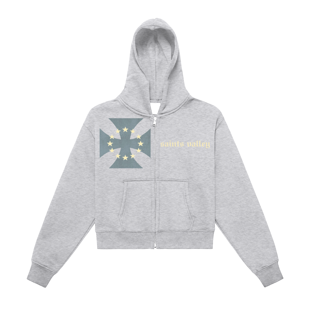 Saints Valley Cropped Zip Up