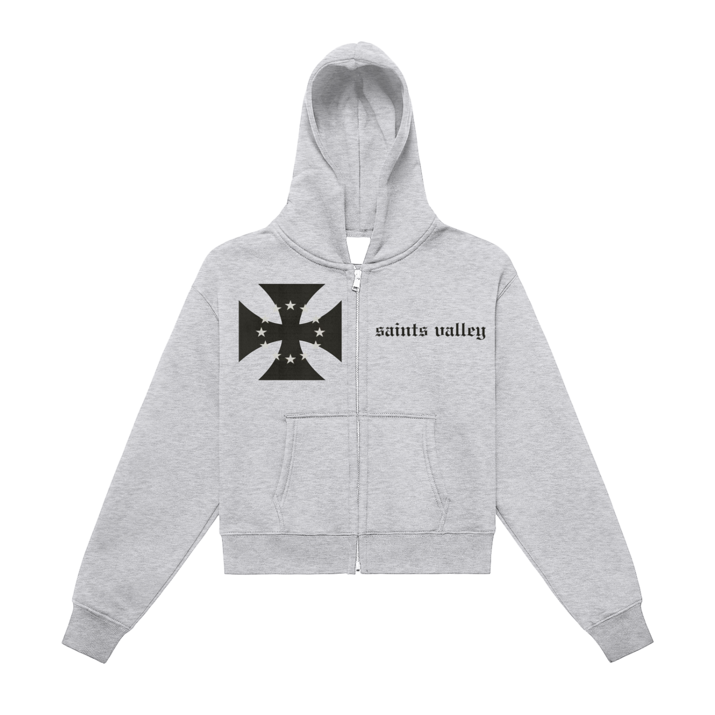 Saints Valley Cropped Zip Up