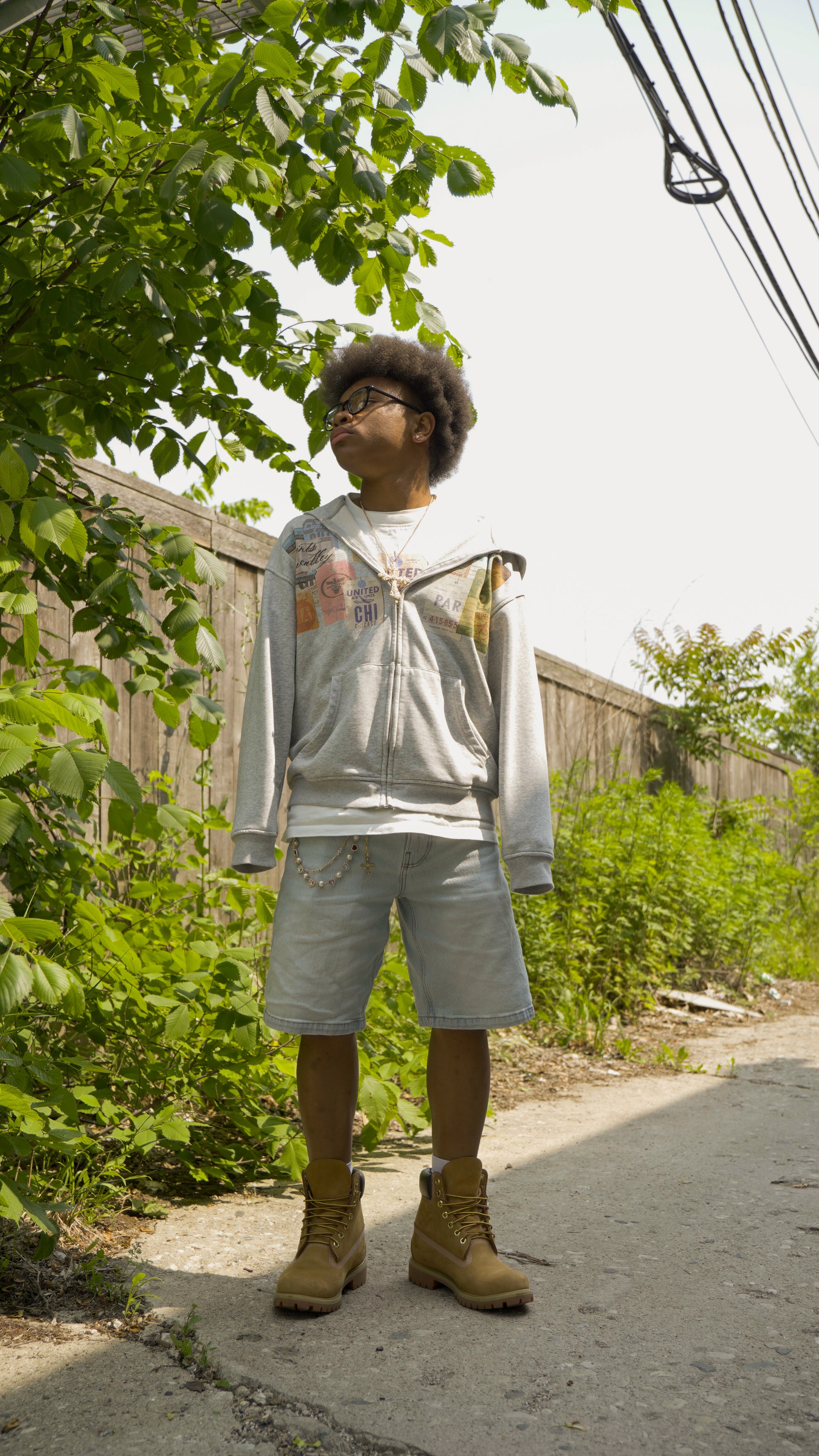 "Boarding" Zip Up Hoodie