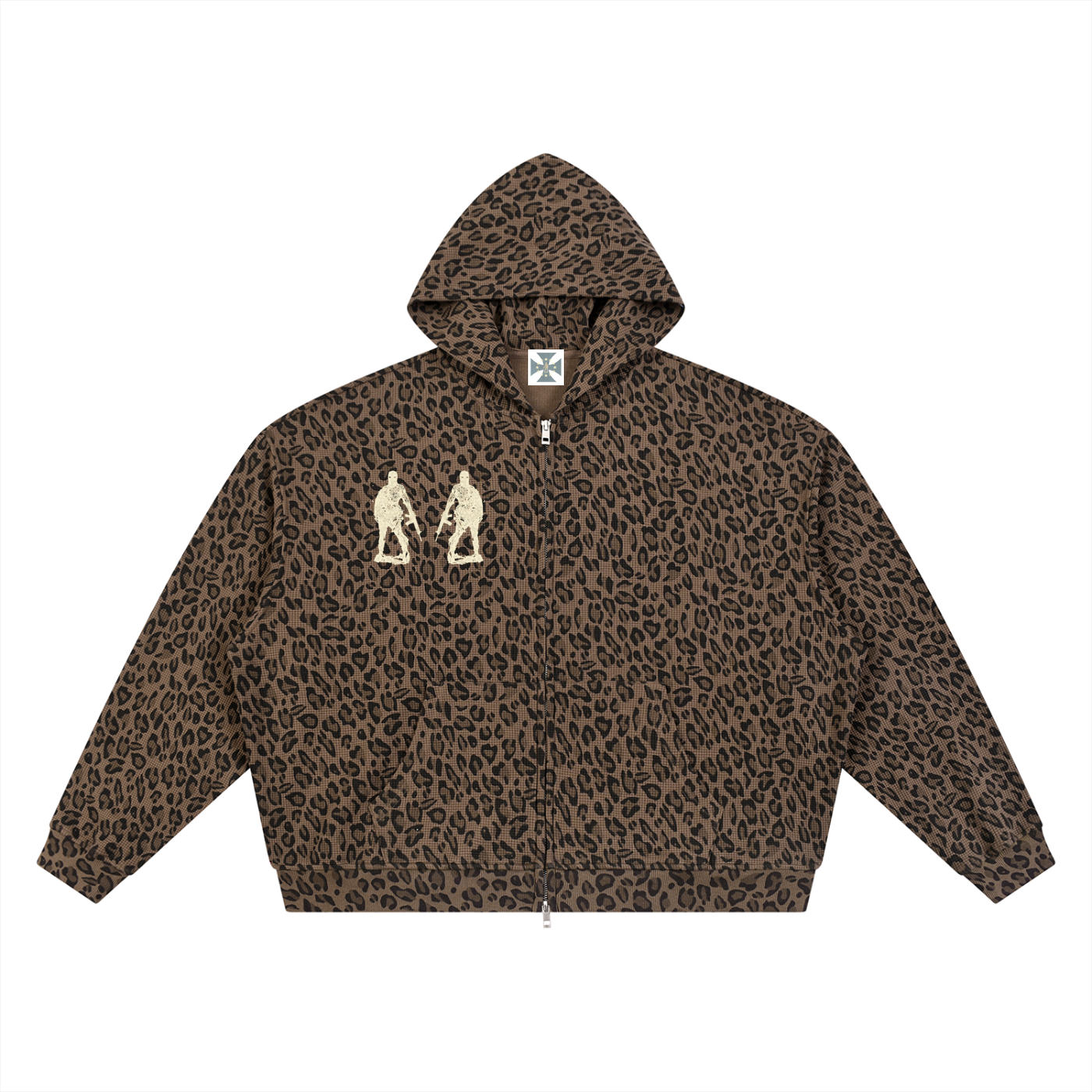 Leopard Zip Up